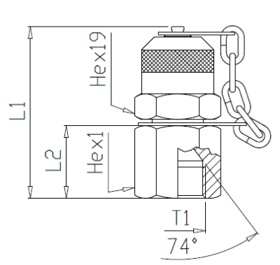 IG UNF M16x2